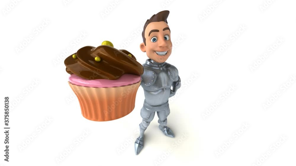 Fun 3D cartoon knight with alpha channel Fun 3D cartoon knight with alpha channel