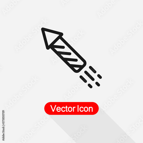 Fireworks Icon Vector Illustration Eps 10