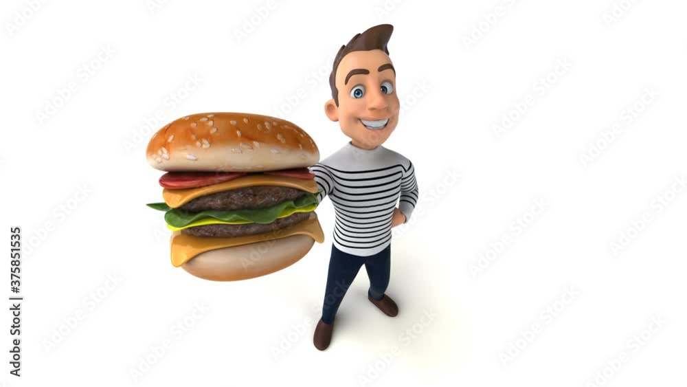 Fun 3D cartoon man with alpha channel Fun 3D cartoon man with alpha channel