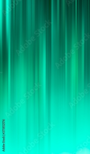 Abstract bright green metallic cyan background with vertical parallel stripes