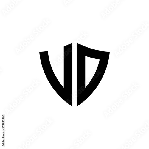 VD monogram logo with shield shape design template Free Download VD monogram logo with shield shape design template - GFXLoad