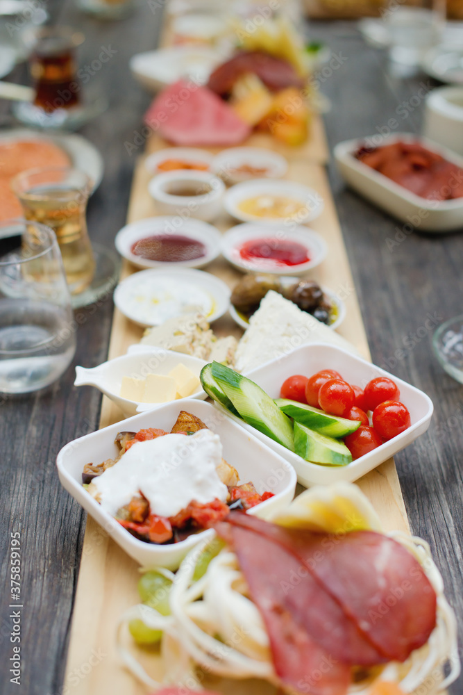 table of food