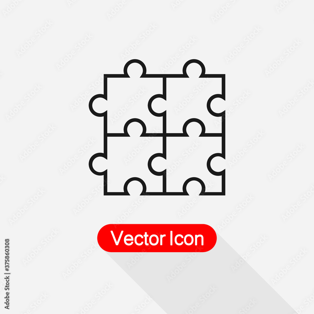 Puzzle Icon Vector Illustration Eps10 Puzzle Icon Vector Illustration Eps10