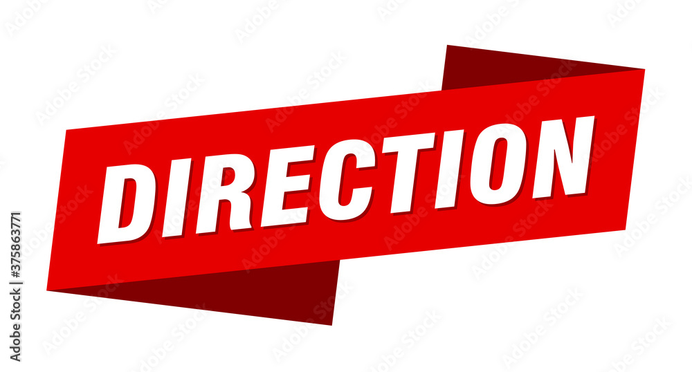 direction banner template. ribbon label sign. sticker direction banner template. ribbon label sign. sticker