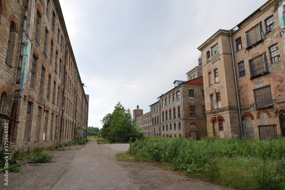 The old Kreenholm Textile Factory in Narva, Estonia, a good place for urbex