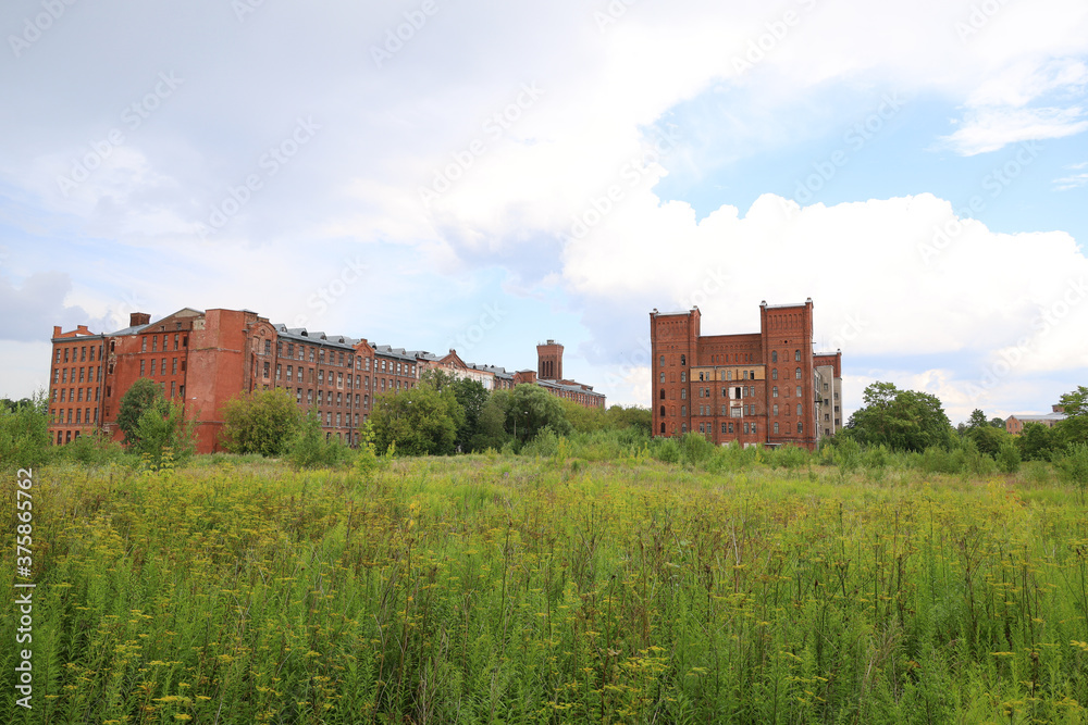 The old Kreenholm Textile Factory in Narva, Estonia, a good place for urbex