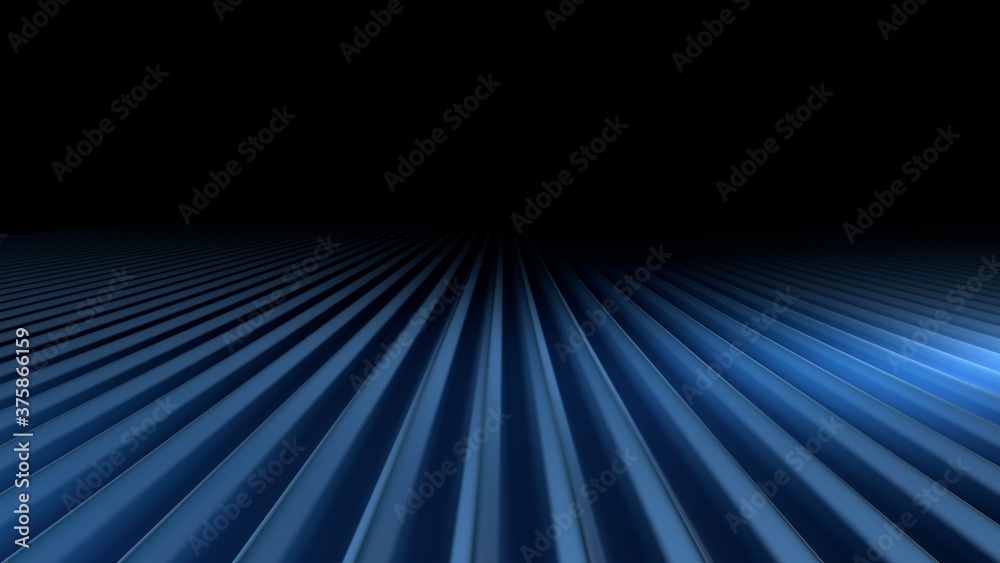 Obraz premium 3d render background receding into darkness