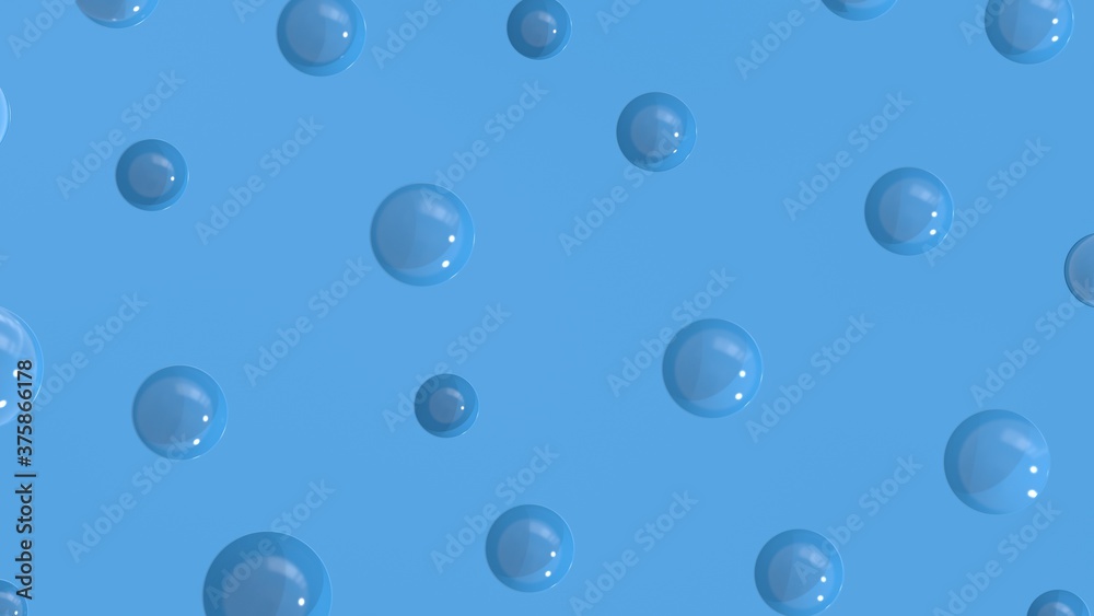 3d render abstract background with circles