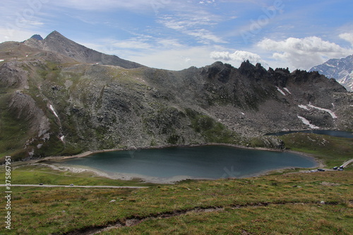 Lovely lakes nestled in the Gran Paradiso National Park.