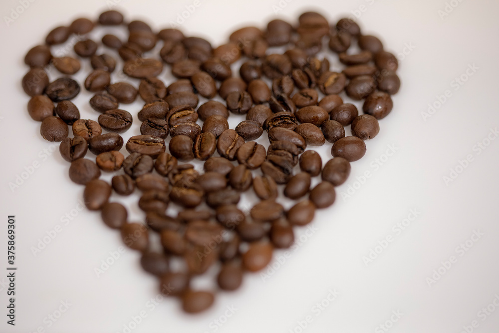 heart of coffee beans heart of coffee beans