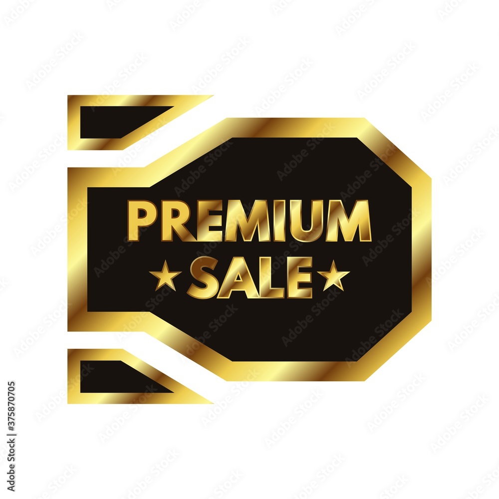 premium sale badge banner sale design
