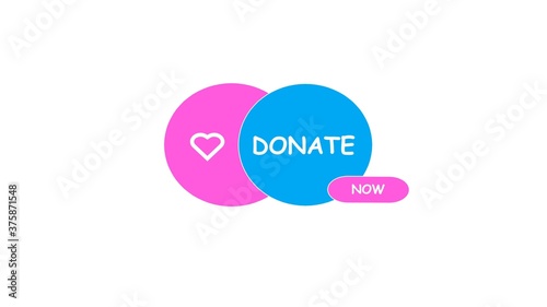 donate Icon. International charity day. donate now. Donate, social animation © Asha Natasha