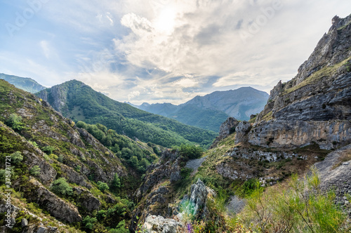 View of the Sajambre valley in the Picos de Europa national park in Leon, Spain © Angel Arredondo