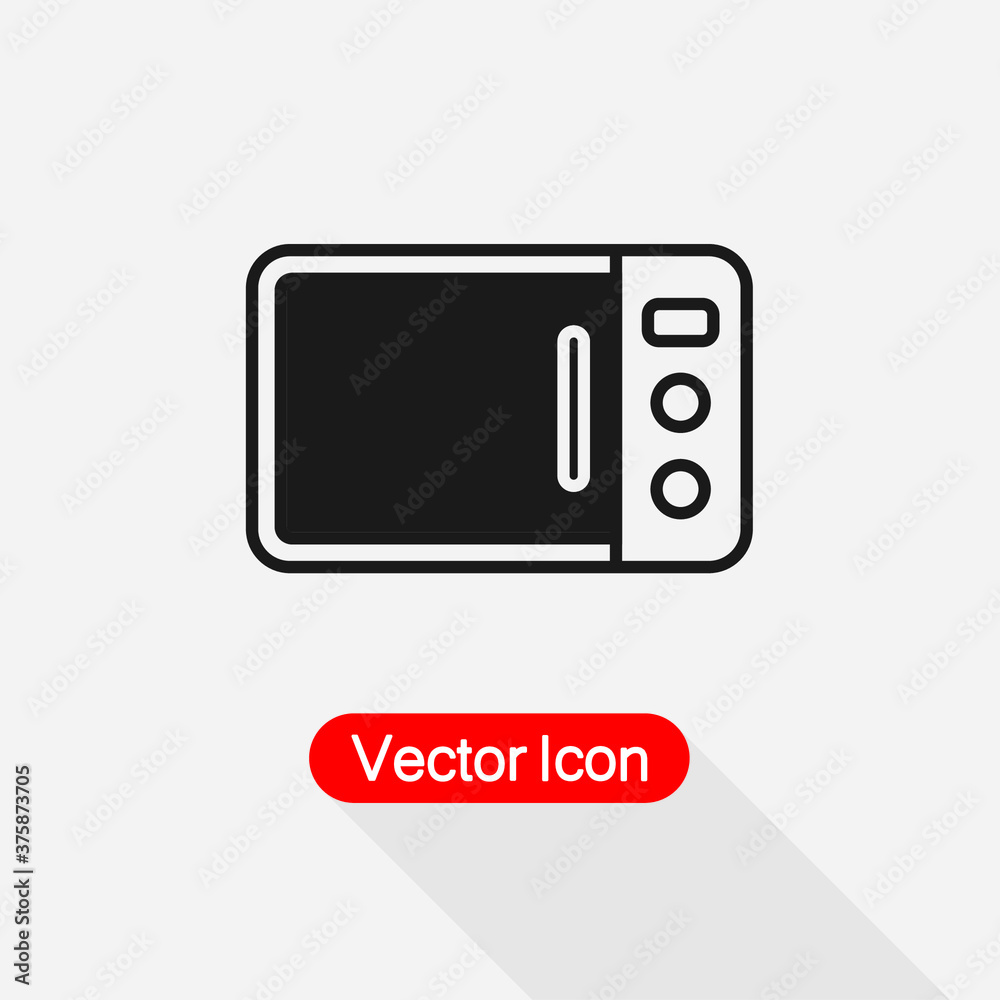 Microwave Oven Icon Vector Illustration Eps10 Microwave Oven Icon Vector Illustration Eps10