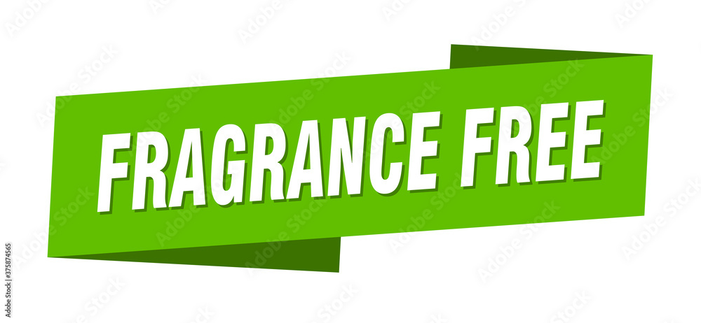 fragrance free banner template. ribbon label sign. sticker fragrance free banner template. ribbon label sign. sticker