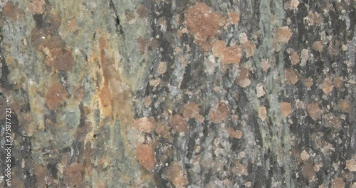 polished Eclogite stone surface with grain photo