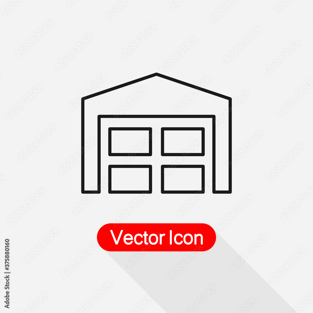 Warehouse Icon Vector Illustration Eps10