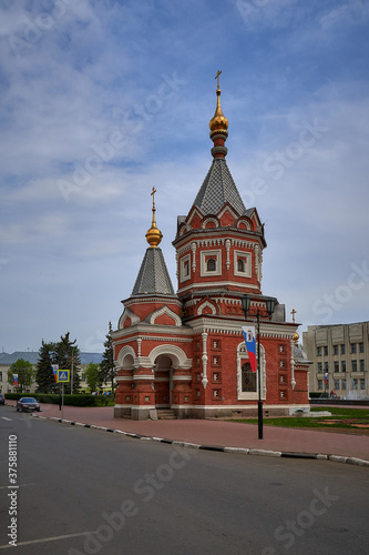 Alexander Nevski Chapel in the center of Yaroslavl, Russia