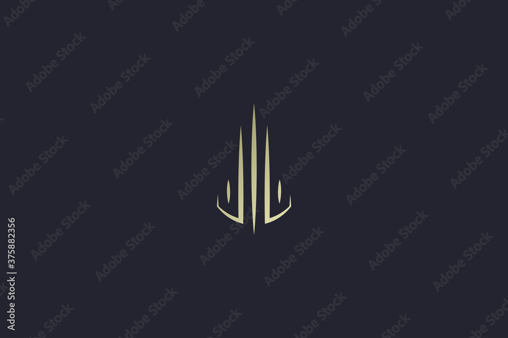 Luxury Gold Building Real Estate Logo Luxury Gold Building Real Estate Logo