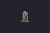 Luxury Gold Building Real Estate Logo