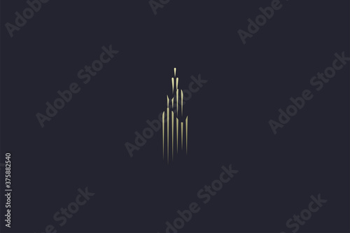 Luxury Gold Building Real Estate Logo