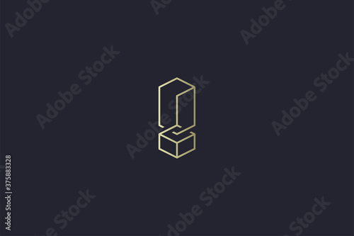 Luxury Gold Building Real Estate Logo