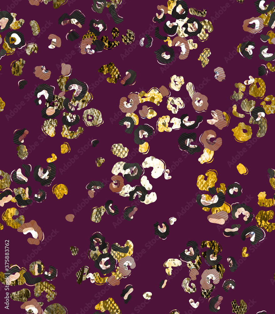 Foil Abstract Textured Leopard Dots Pattern Grunge Design Trendy Colors Fashion Style Perfect For Allover Print Brown Tones Foil Abstract Textured Leopard Dots Pattern Grunge Design Trendy Colors Fashion Style Perfect For Allover Print Brown Tones