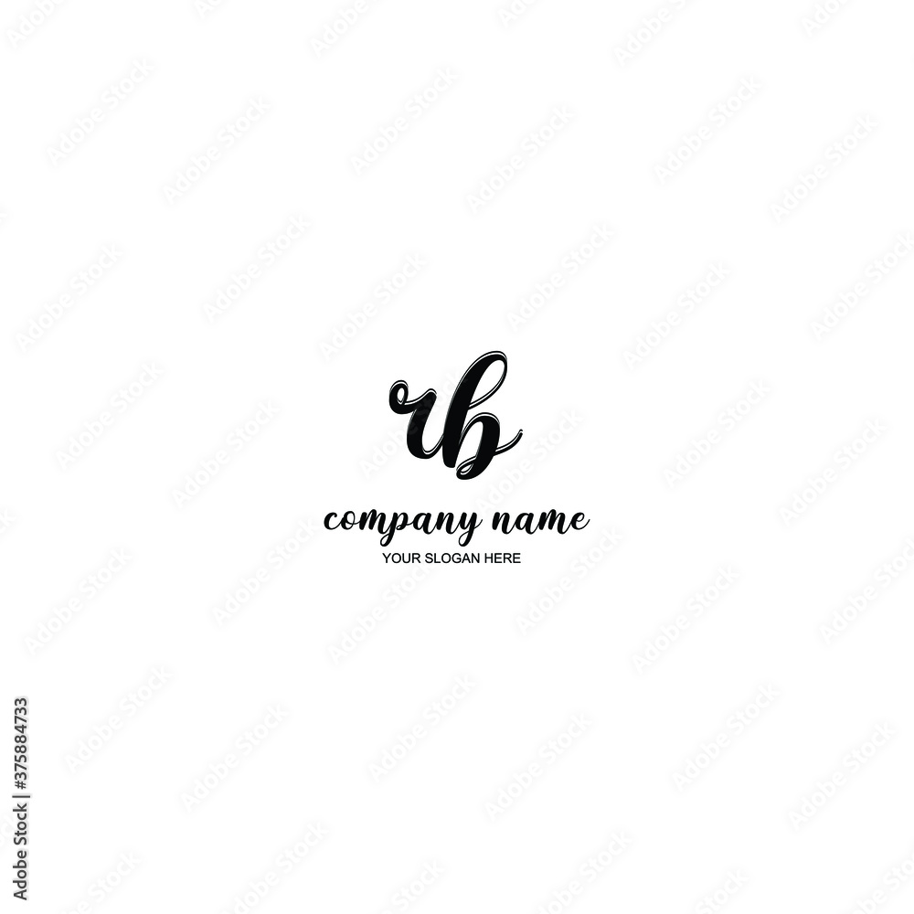 RB Initial handwriting logo template vector
RB Initial handwriting logo template vector