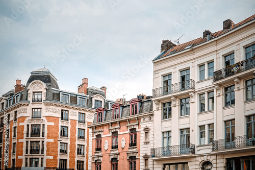 Antique building view in Lille, France © ilolab