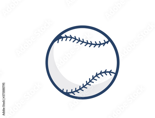 A white ball used for baseball games
