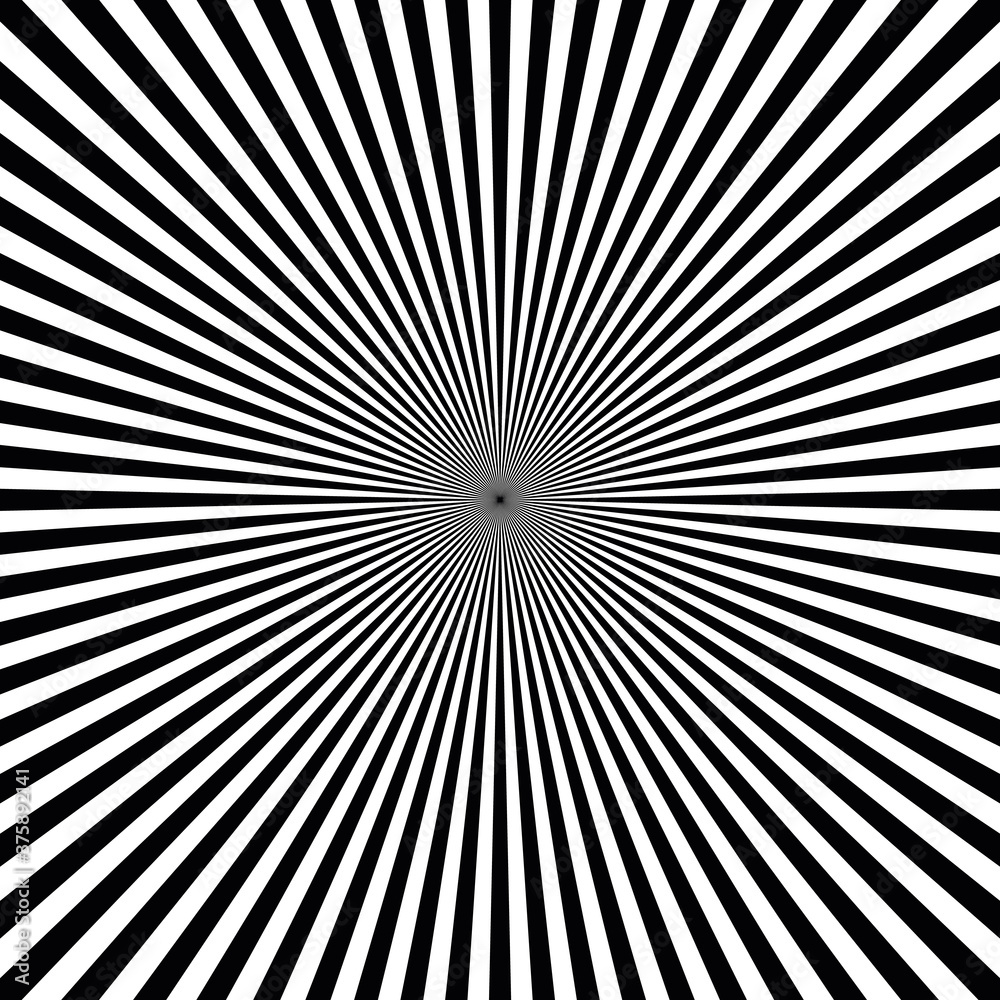 Abstract black and white sunburst Abstract black and white sunburst