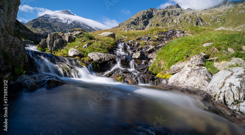 in der Schweiz gro  er sankt Bernhard im Sommer