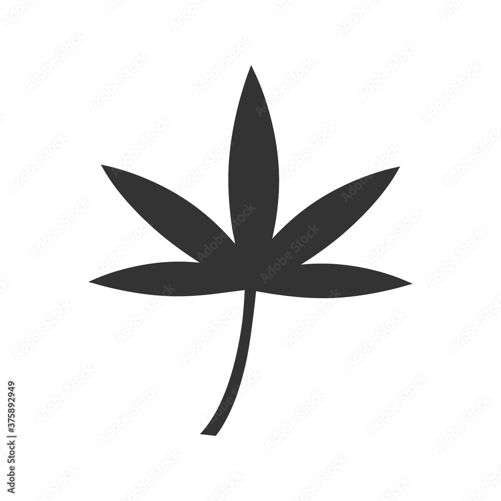 Cannabis vector outline. Marijuana leaf icon isolated on white. Cannabis vector outline. Marijuana leaf icon isolated on white.