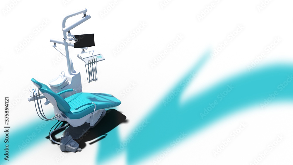 Modern dental clinic 歯科 病院 診療所 3D Rendering
