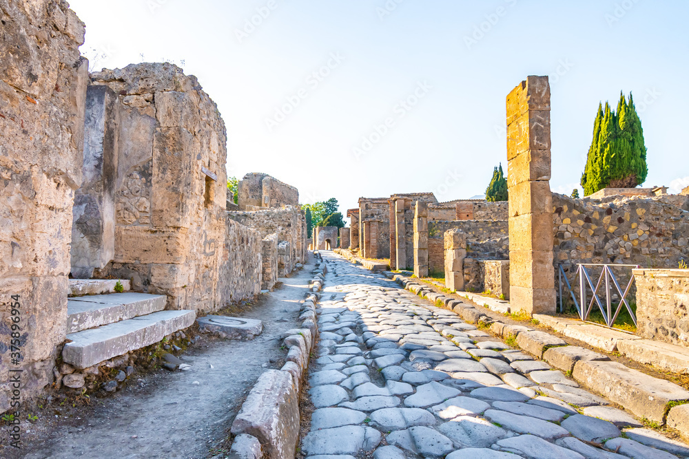 Pompeii, Italy. A World Heritage Site.