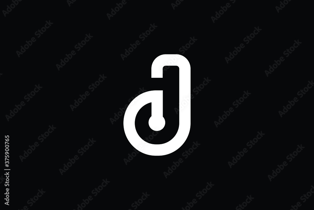 Minimal Innovative Initial J logo and JJ logo. Letter J JJ creative elegant Monogram. Premium Business logo icon. White color on black background Minimal Innovative Initial J logo and JJ logo. Letter J JJ creative elegant Monogram. Premium Business logo icon. White color on black background