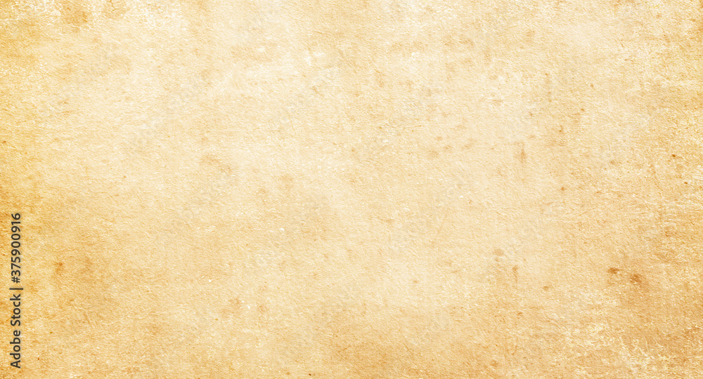 Beige texture of old paper, blank, blotchy, rough