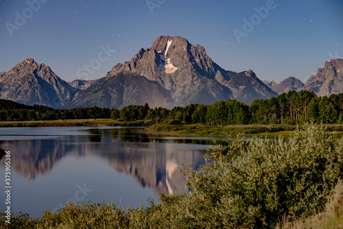 grand teton national park morning in wyoming