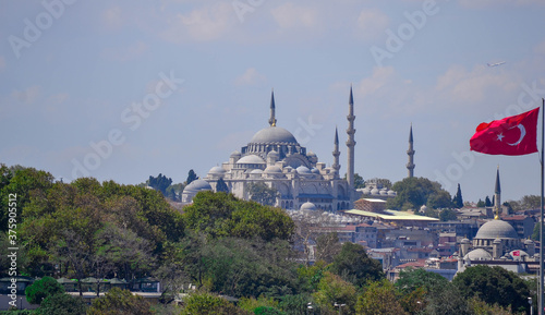 LA MEZQUITA AZUL DESDE EL MAR. ESTAMBUL