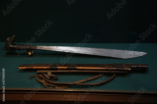 antique broadsword with scabbard