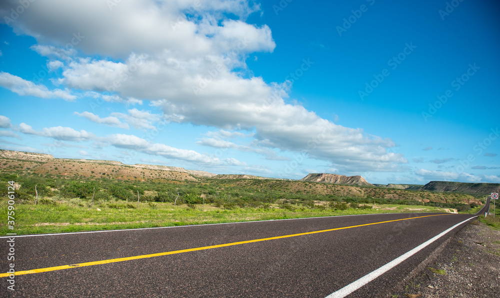 road  on the mountain 