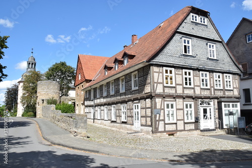 Fachwerkhaus und Stadtmauerrest in Korbach