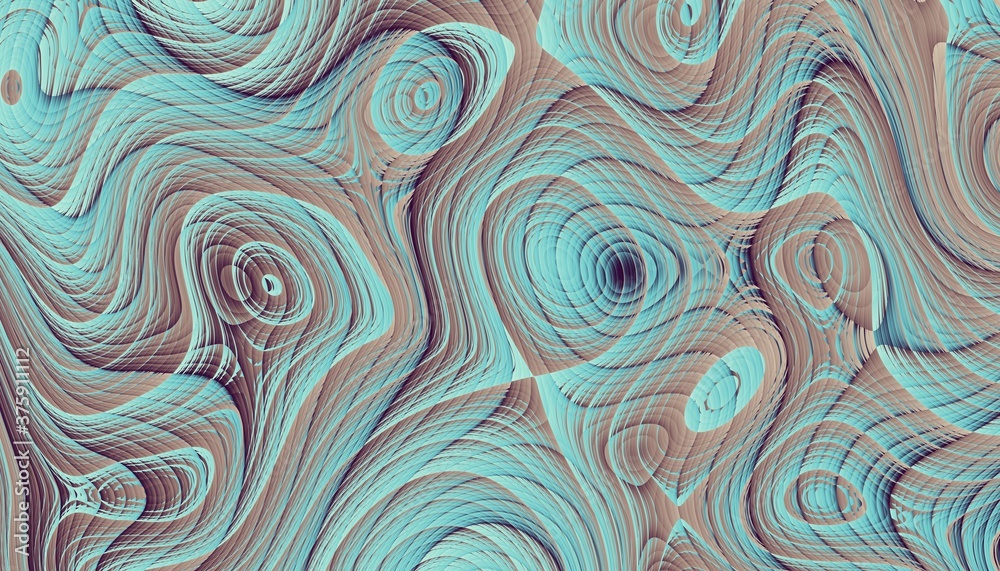 Abstract wavy fractal Abstract wavy fractal