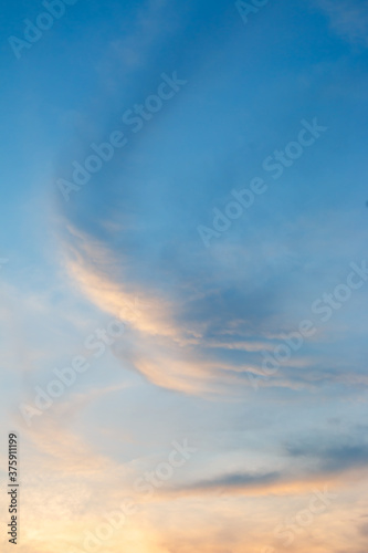 Obraz na płótnie beautiful colorful sky and cloud in twilight time background w salonie
