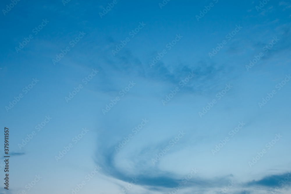 beautiful colorful sky and cloud in twilight time background