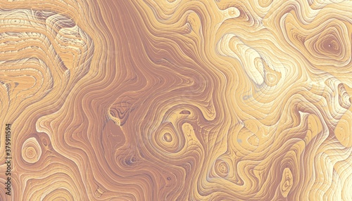 Abstract wavy fractal