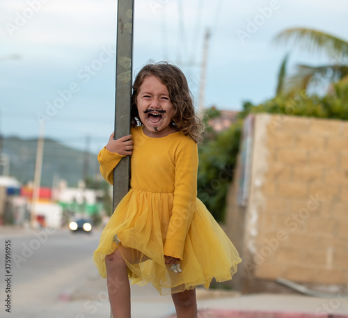 portrait of little girls 