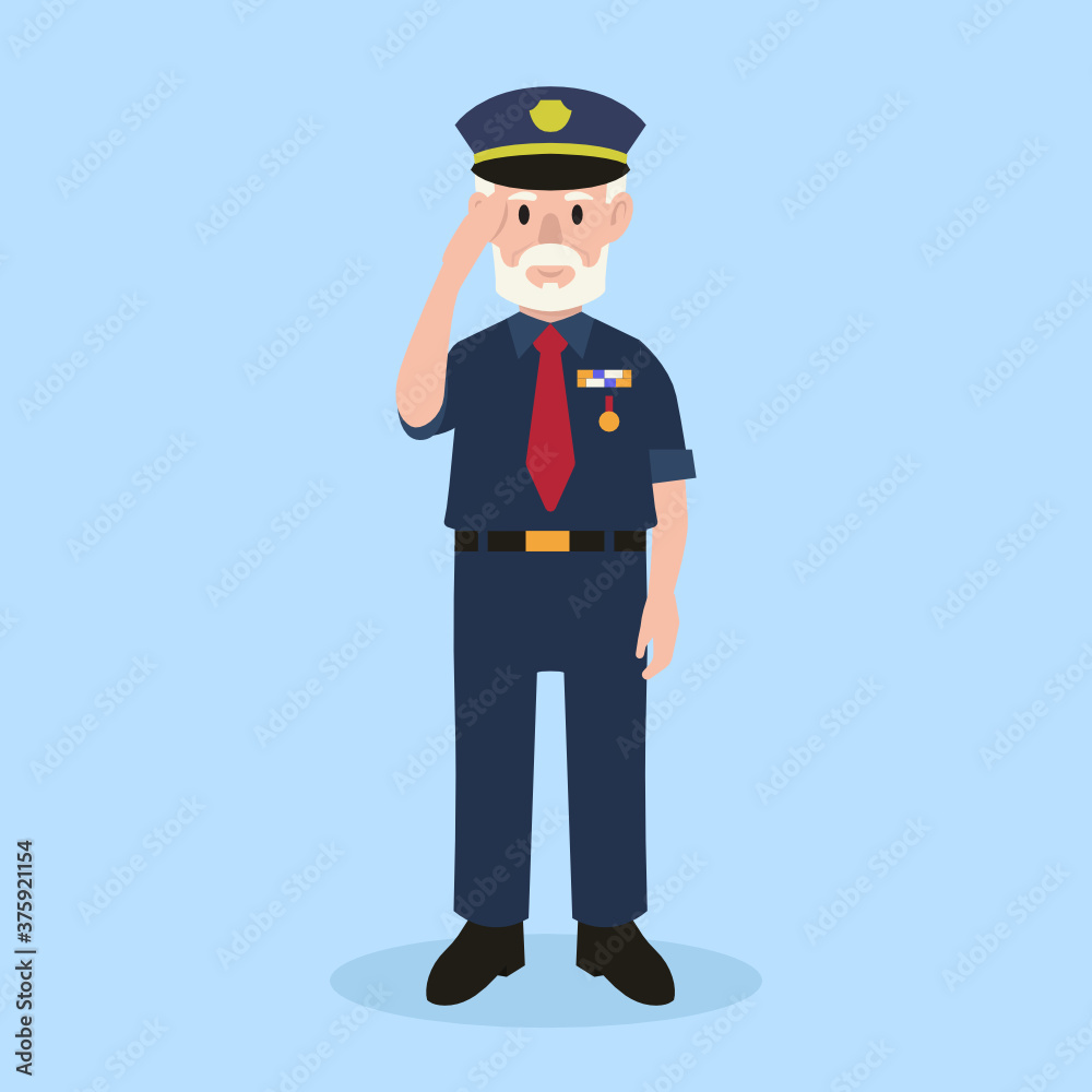 Veterans Day army mascot design illustration Veterans Day army mascot design illustration