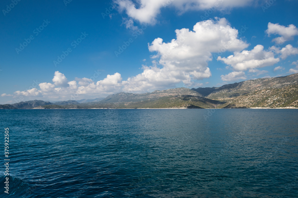 The coast of Mediterranean sea The coast of Mediterranean sea