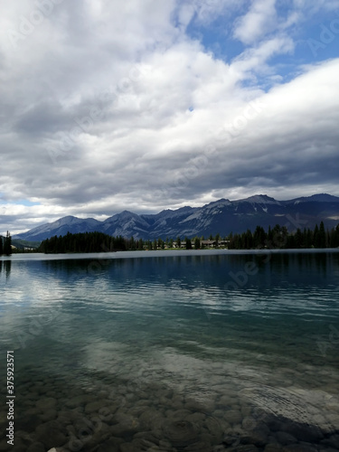 Stormy Clouds hovering over Lac Beauvert